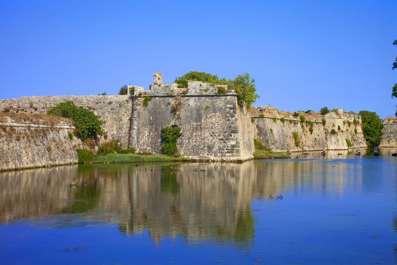 14th century castle of Agia Mavra 