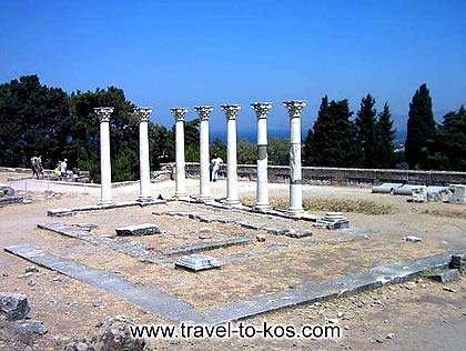 The temple of Apollon at Asklepion