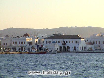 The most famous island of the Cyclades