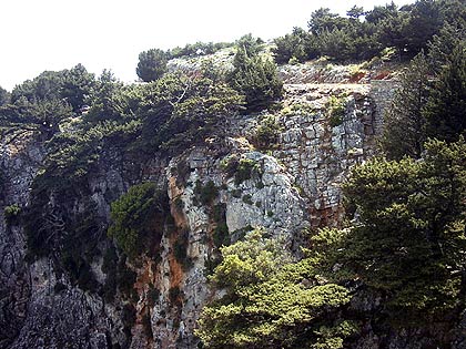 Crossing the Imvros gorge