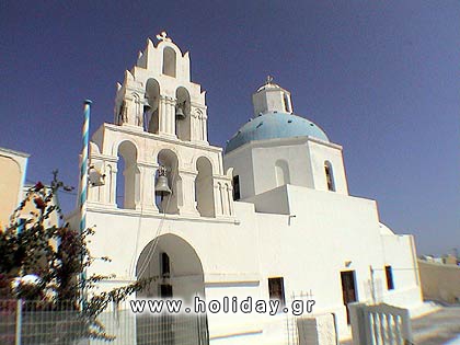 The church at Karterados village