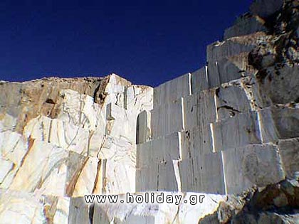 he ancient quarry to Kinidaros