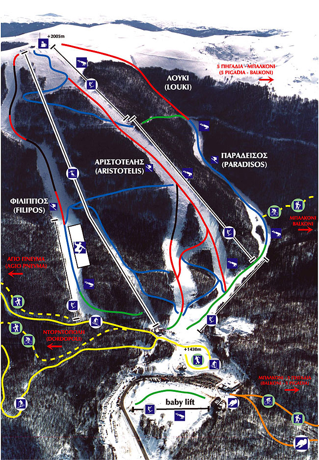 Ski resort 3 - 5 Pigadia 