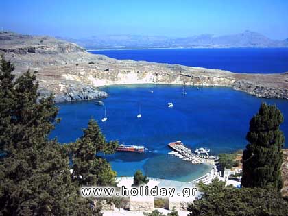 Lindos port