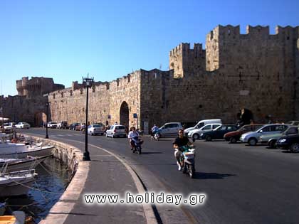 The wall of Medieval Town