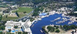 The new seaplane airport in Porto Carras