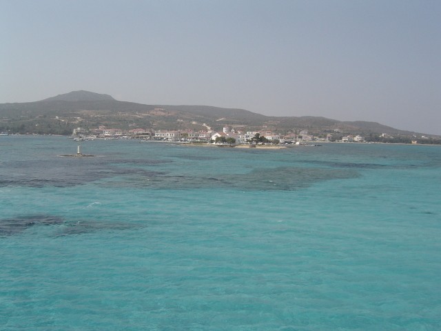 Elafonissos view from the boat