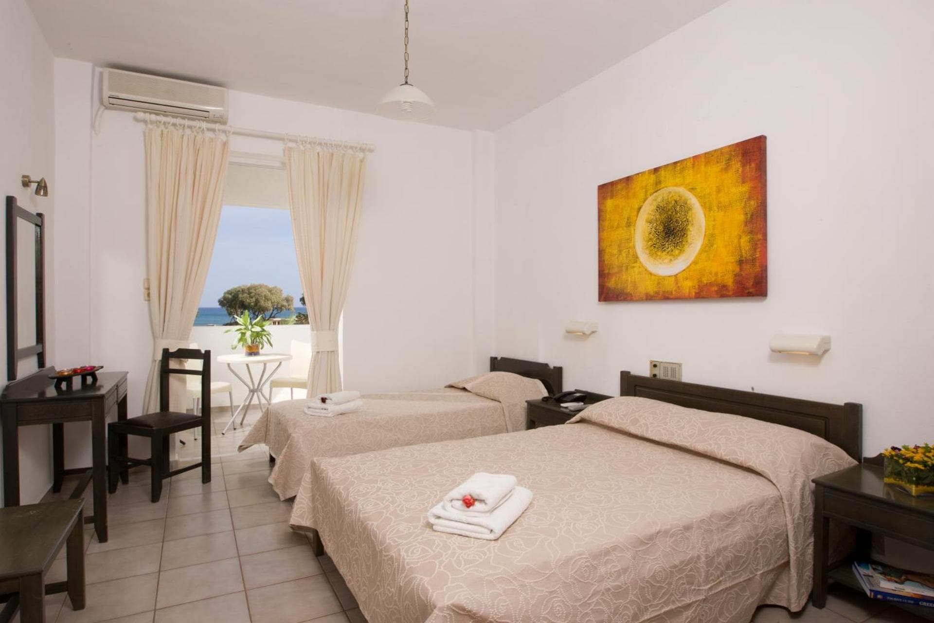 Double or Twin Room with Side Sea View