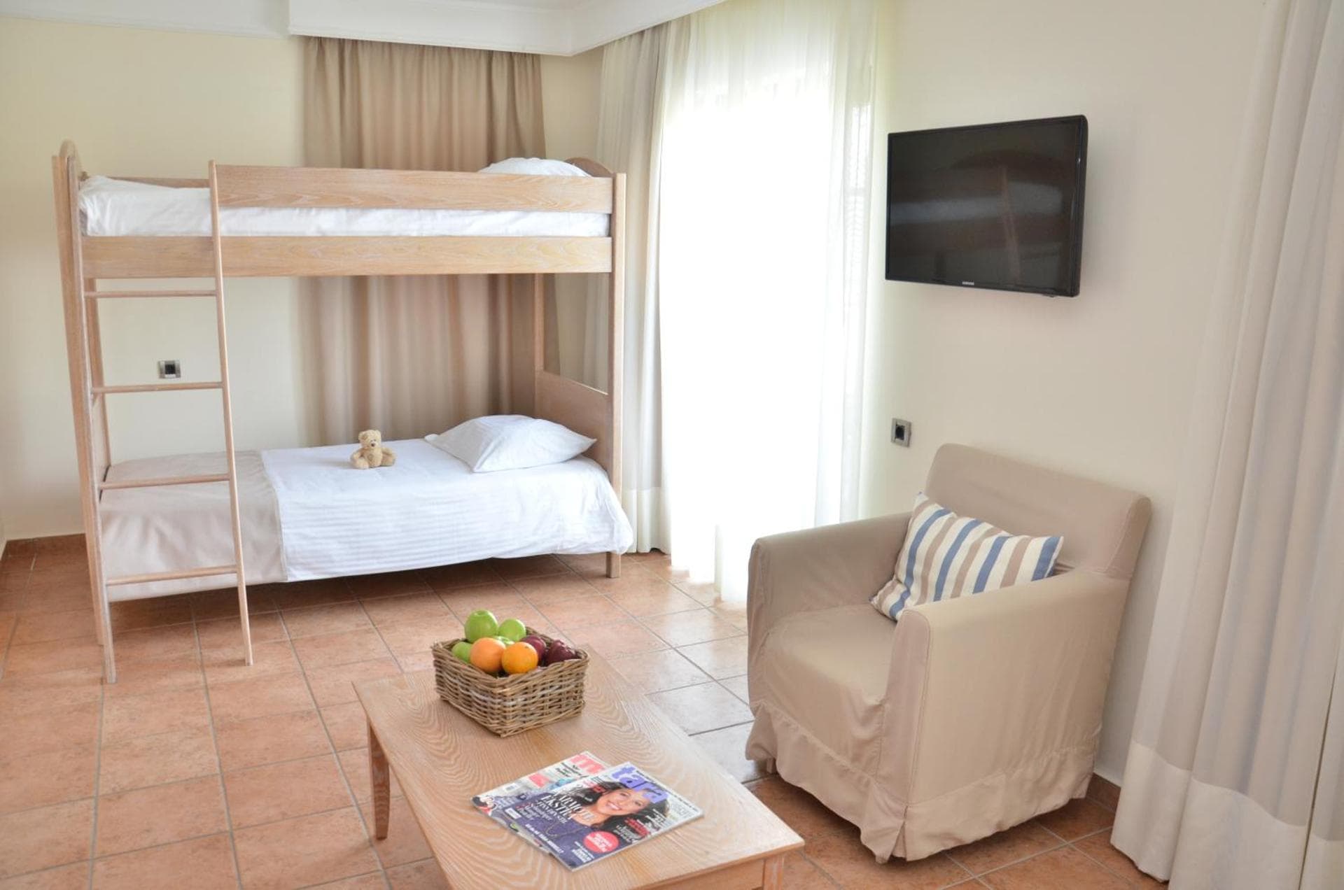 Double 4 Room Inland view (Bunk Beds)