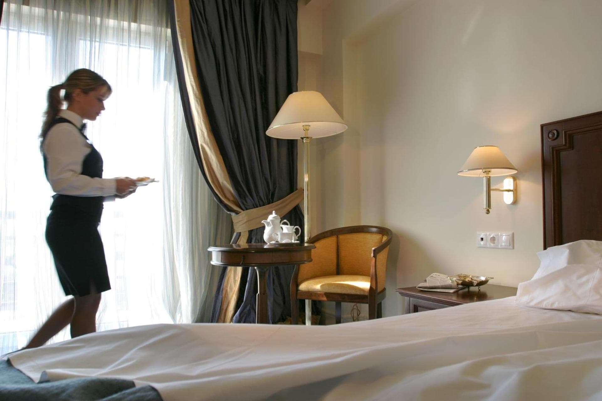 Master suite with sea and panoramic view