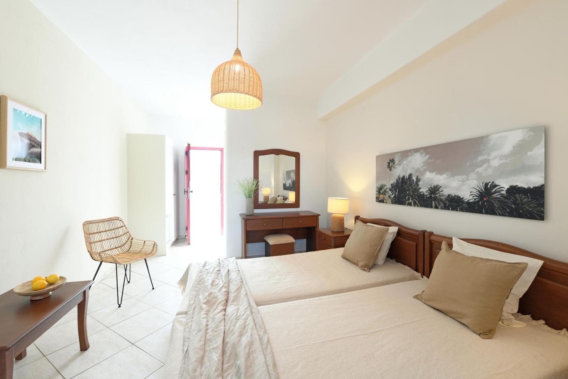 Double or Twin Room with Partial Sea View