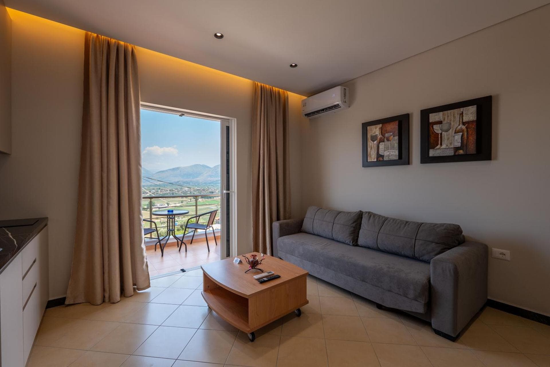 Deluxe One-Bedroom Apartment with Garden View