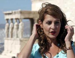 Nia Vardalos and her new movie in Acropolis