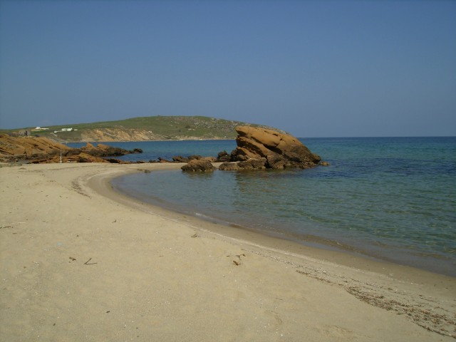 red rock beach