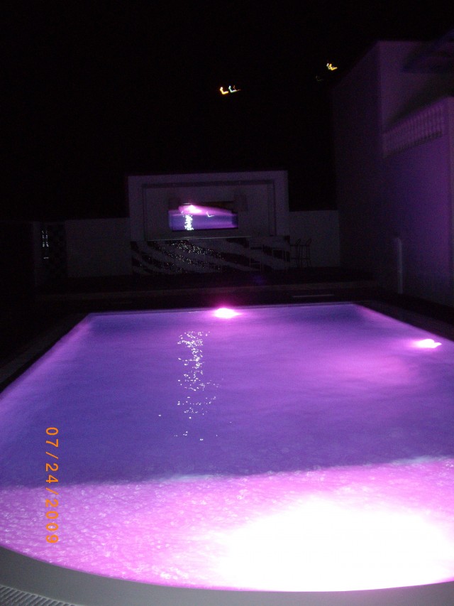 pool by night